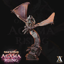 3D Printed Archvillain Games Old World Agama Rising - Quetzal Riders 28mm 32mm D&D (Online Only)
