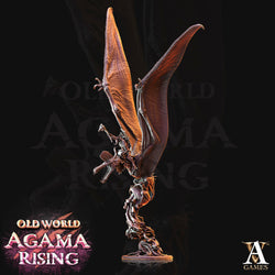 3D Printed Archvillain Games Old World Agama Rising - Quetzal Riders 28mm 32mm D&D (Online Only)