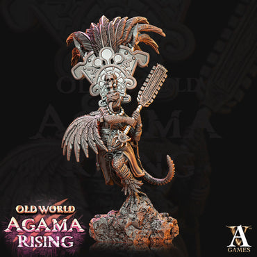 3D Printed Archvillain Games Agama Sundancers Old World Agama Rising 28 32mm D&D (Online Only)