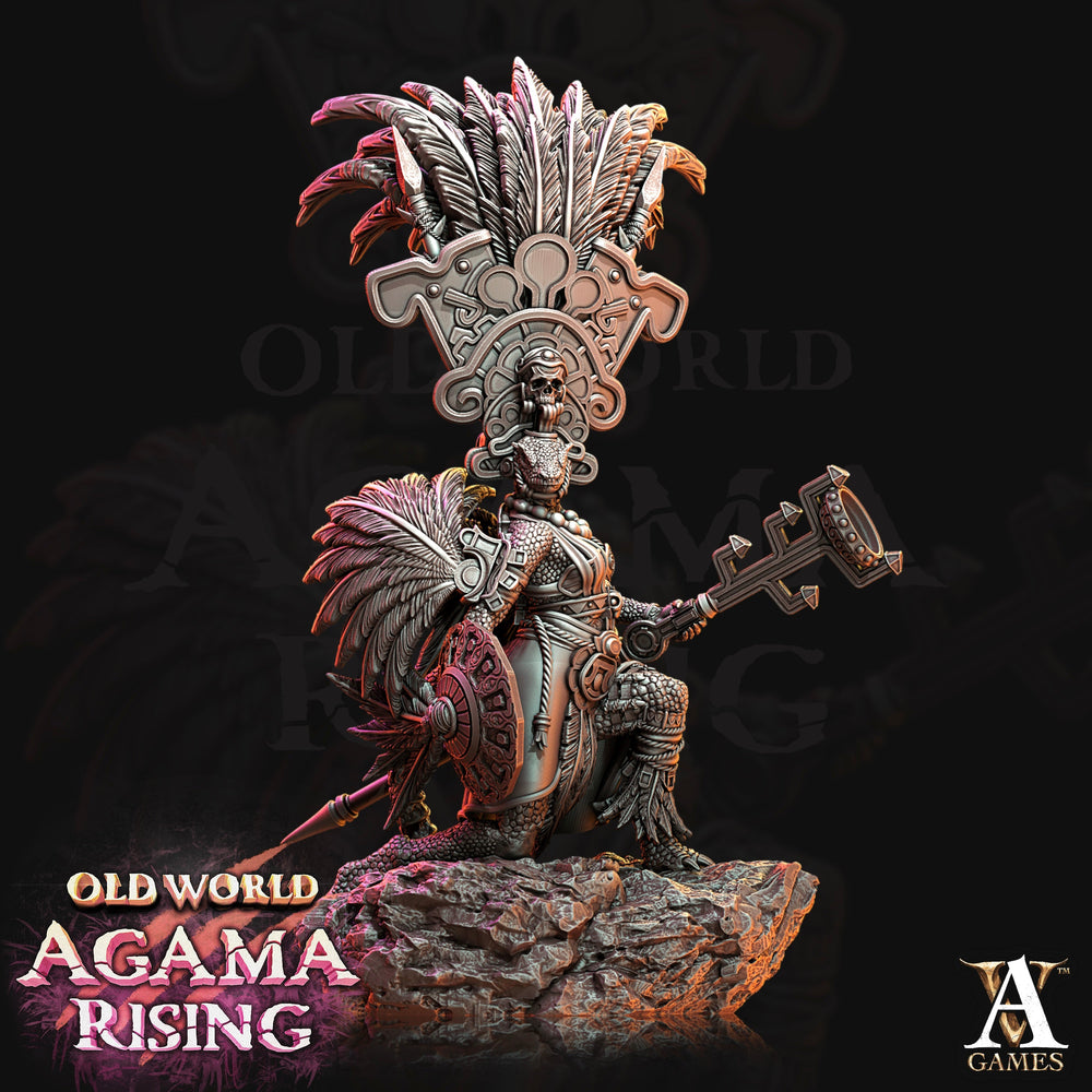 3D Printed Archvillain Games Agama Sundancers Old World Agama Rising 28 32mm D&D (Online Only)