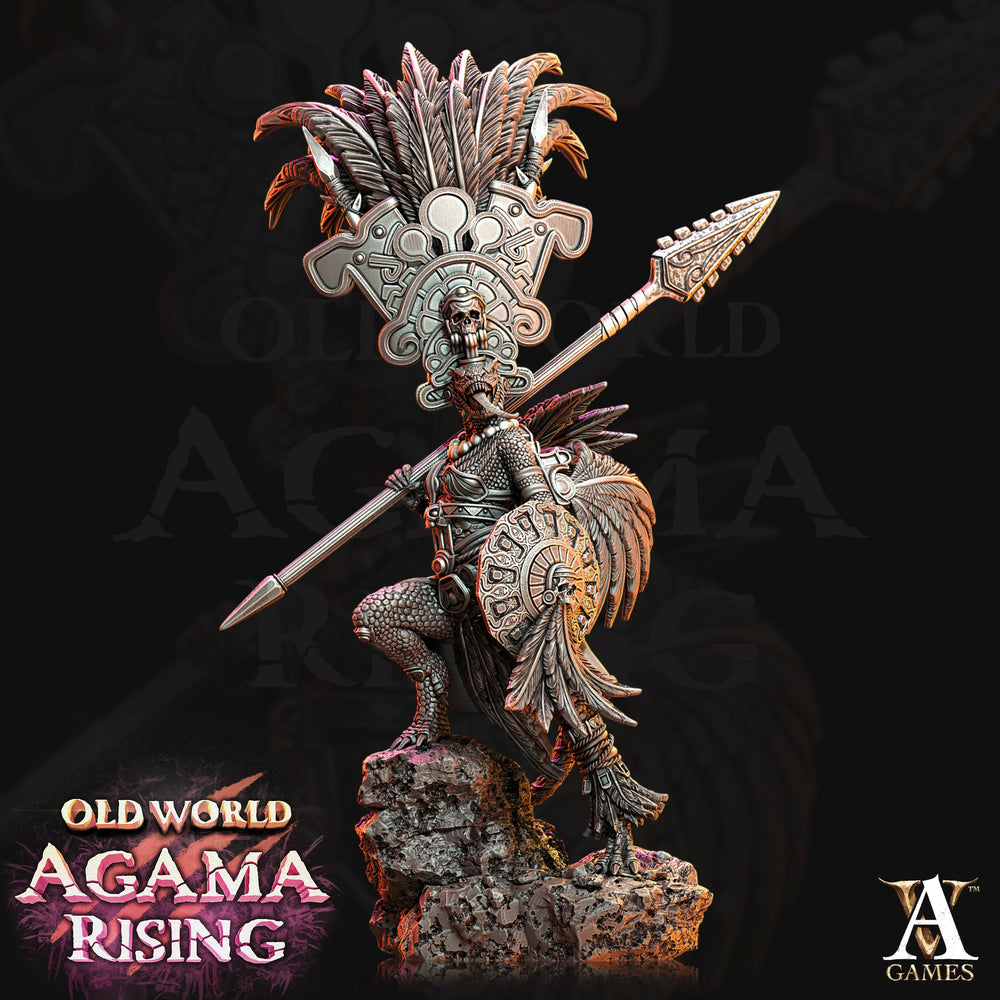 3D Printed Archvillain Games Agama Sundancers Old World Agama Rising 28 32mm D&D (Online Only)
