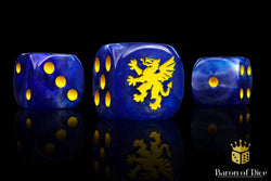 Heraldry Dice - Blue (ONLINE ORDER ONLY)