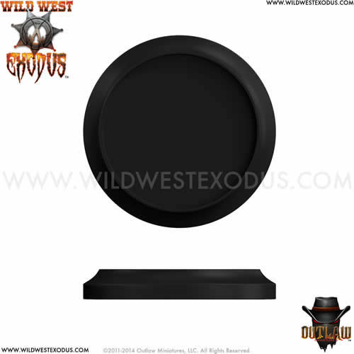 OLM023011 Solid Small Bases (10) Wild West Exodus Miniatures (ONLINE ORDER ONLY)