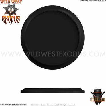OLM023013 Solid Large Bases (3) Wild West Exodus Miniatures (ONLINE ORDER ONLY)