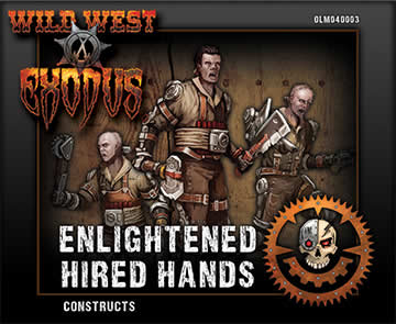 OLM040003 Constructs Box Enlightened (10) Wild West Exodus Miniatures (ONLINE ORDER ONLY)