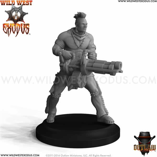 OLM074002 Brave with Heavy Weapon Gatling Gun Warrior Nation (ONLINE ORDER ONLY)