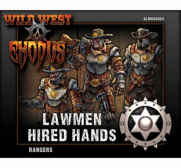 OLM080004 Lawmen Ranger Box Set Hired Hands Outlaw Miniatures (ONLINE ORDER ONLY)