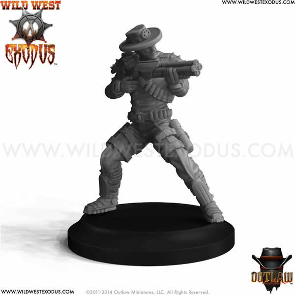 OLM084001 Deputy with Heavy Weapon Shotgun Lawmen Miniature (ONLINE ORDER ONLY)