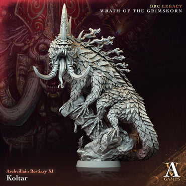 3D Printed Archvillain Games Koltar Archvillain Bestiary Vol XI 28 32mm D&D (Online Only)