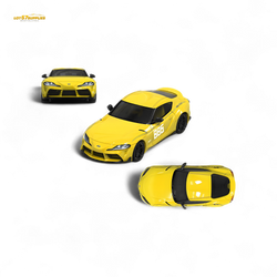 (Pre-Order) OM Model Toyota supra A90 Initial D MT CHOST in Yellow 1:64 (ONLINE ORDER ONLY)