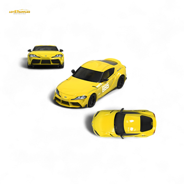 (Pre-Order) OM Model Toyota supra A90 Initial D MT CHOST in Yellow 1:64 (ONLINE ORDER ONLY)