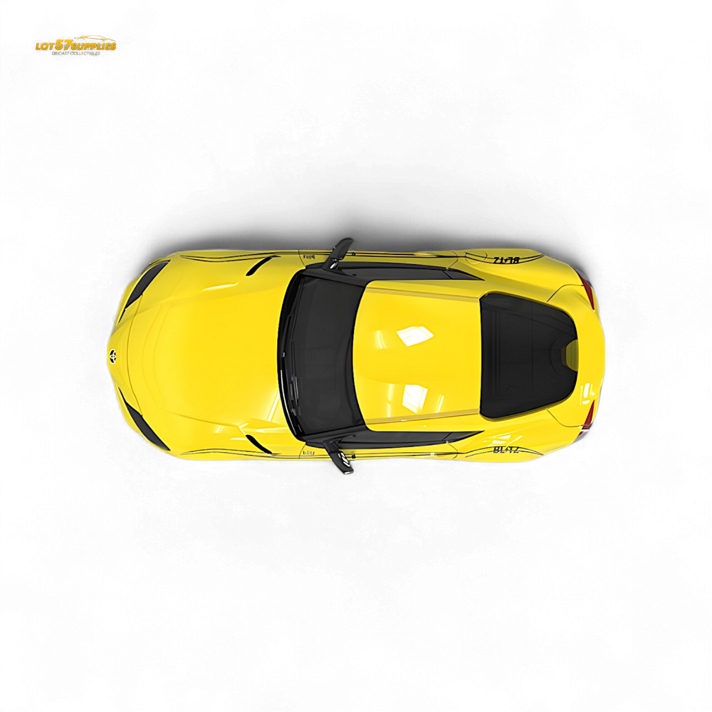 (Pre-Order) OM Model Toyota supra A90 Initial D MT CHOST in Yellow 1:64 (ONLINE ORDER ONLY)