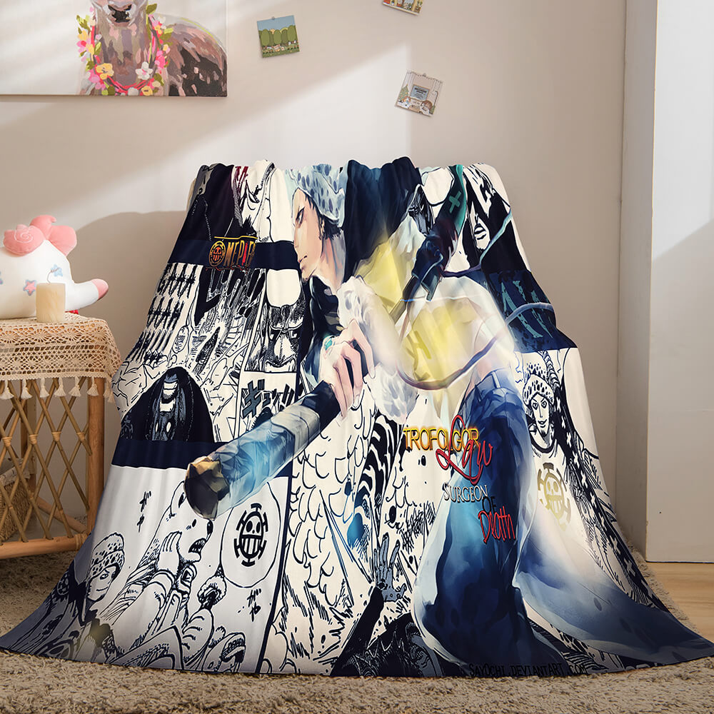ONE PIECE Flannel Fleece Throw Blanket (Online Order Only)