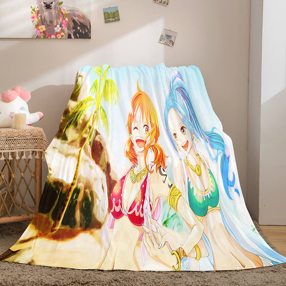 ONE PIECE Flannel Fleece Throw Blanket (Online Order Only)