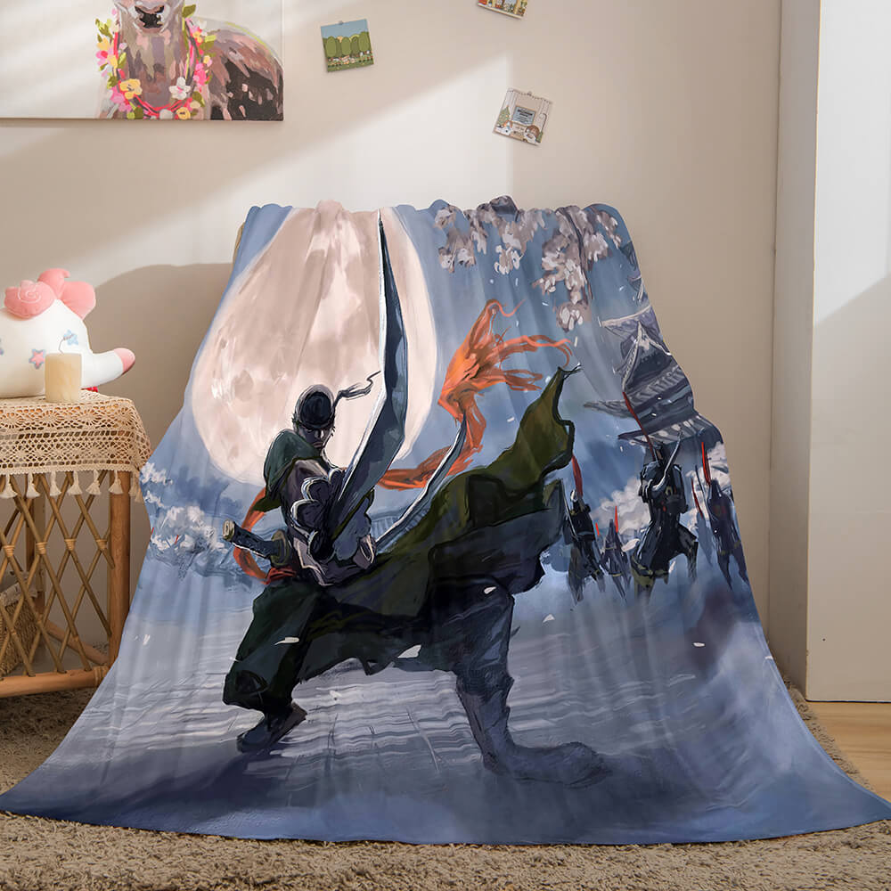 ONE PIECE Flannel Fleece Throw Blanket (Online Order Only)