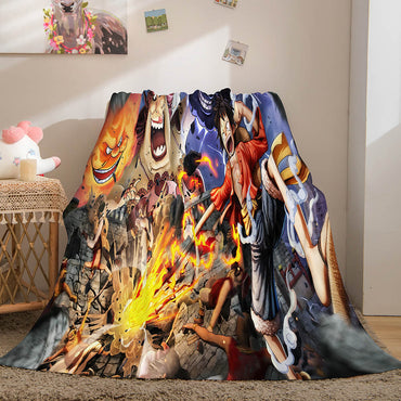 ONE PIECE Flannel Fleece Throw Blanket (Online Order Only)