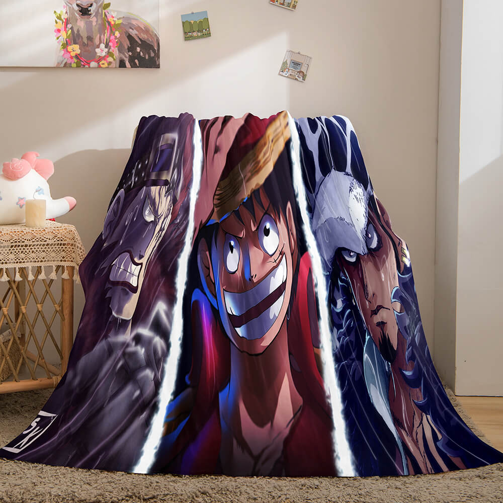 ONE PIECE Flannel Fleece Throw Blanket (Online Order Only)