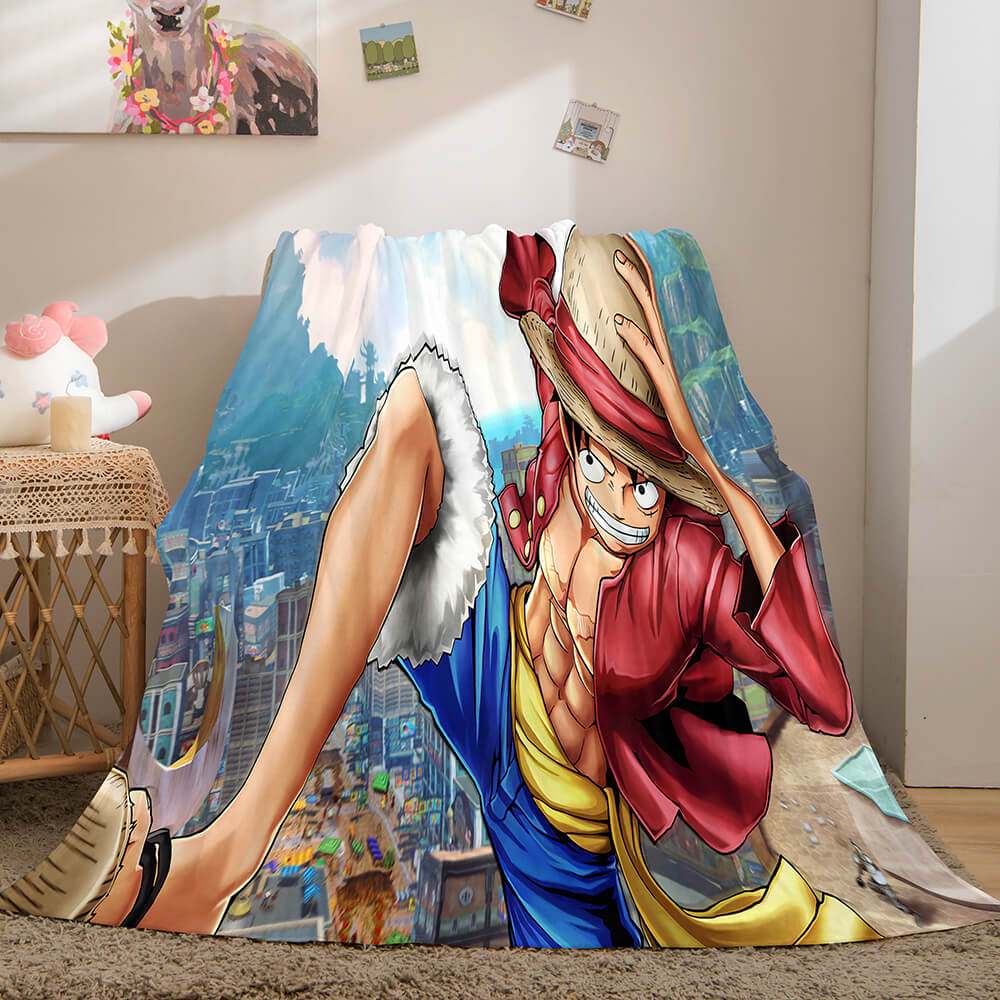 ONE PIECE Flannel Fleece Throw Blanket (Online Order Only)