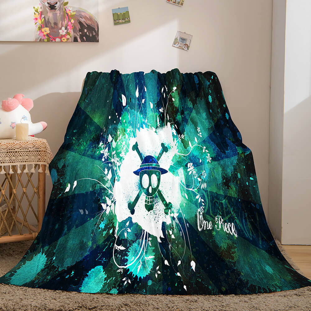 ONE PIECE Flannel Fleece Throw Blanket (Online Order Only)