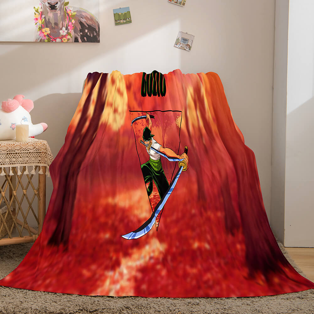 ONE PIECE Flannel Fleece Throw Blanket (Online Order Only)