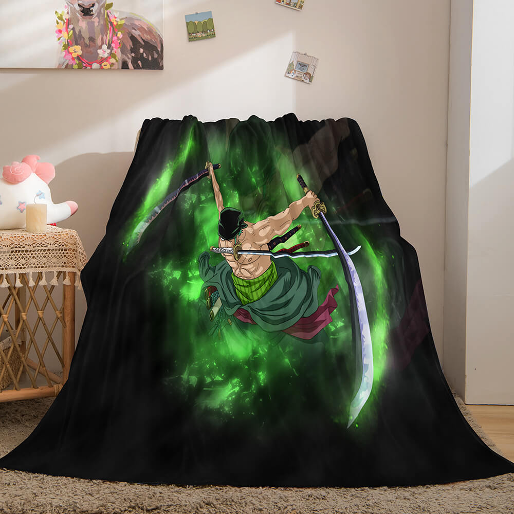 ONE PIECE Cosplay Soft Flannel Fleece Throw Blanket (Online Order Only)
