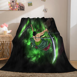 ONE PIECE Cosplay Soft Flannel Fleece Throw Blanket (Online Order Only)