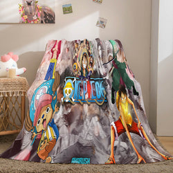 ONE PIECE Cosplay Soft Flannel Fleece Throw Blanket (Online Order Only)