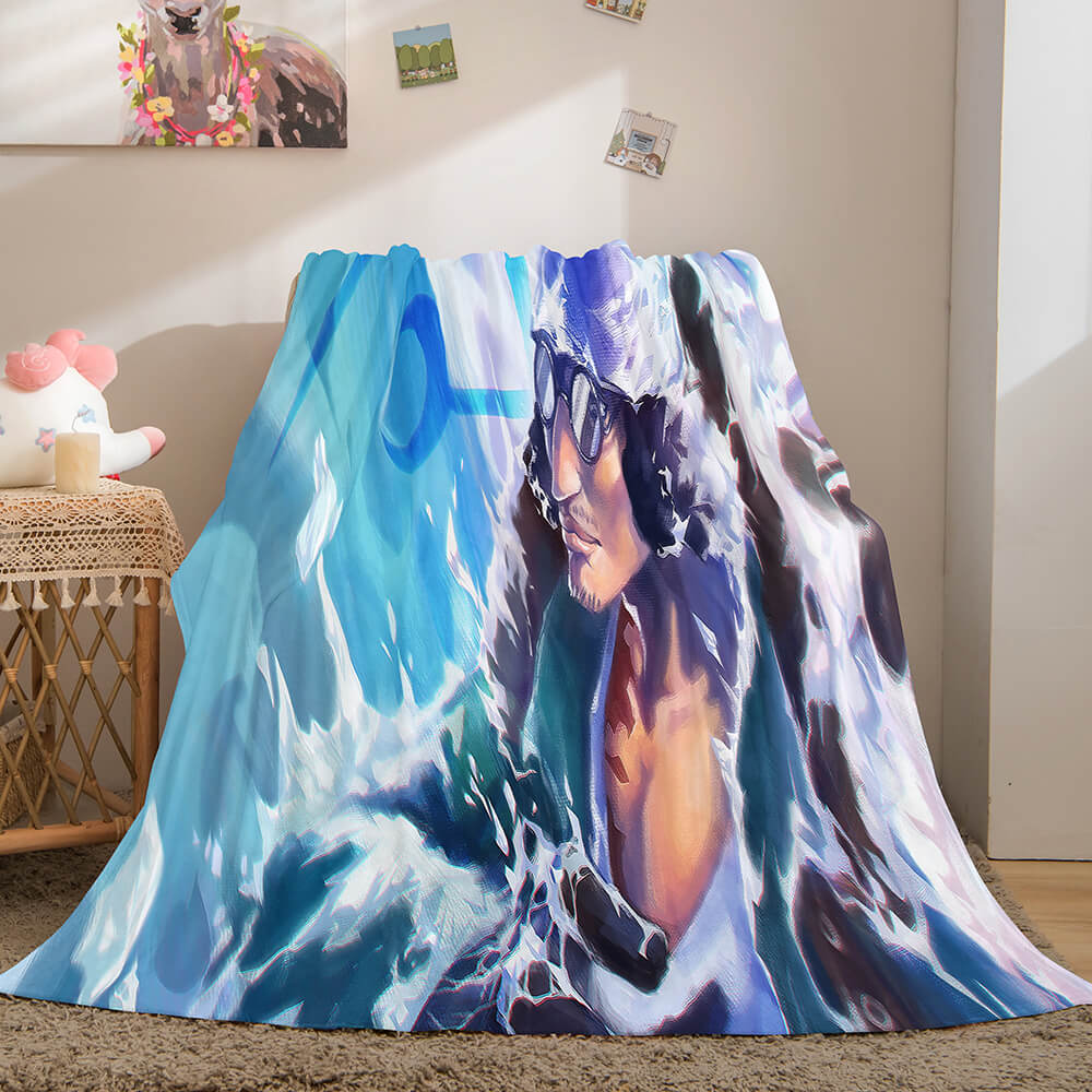 ONE PIECE Cosplay Soft Flannel Fleece Throw Blanket (Online Order Only)