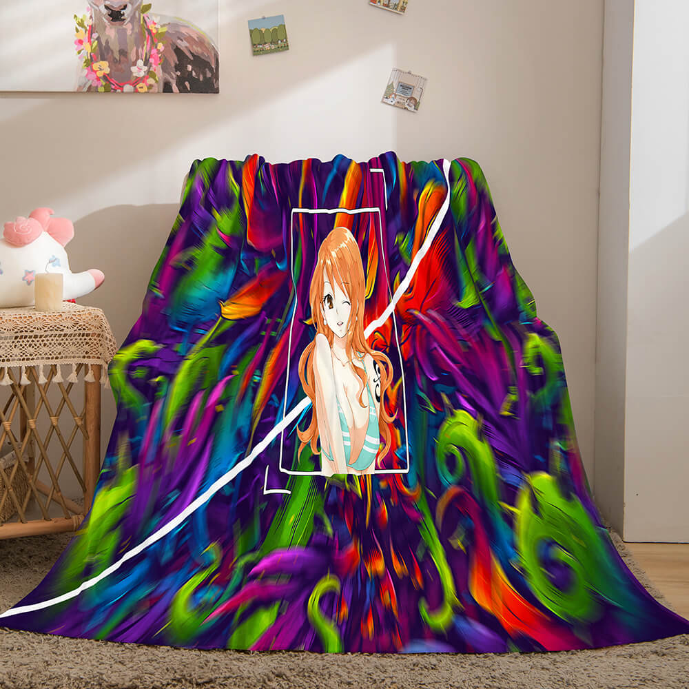 ONE PIECE Cosplay Soft Flannel Fleece Throw Blanket (Online Order Only)