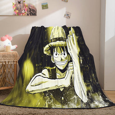 ONE PIECE Cosplay Soft Flannel Fleece Throw Blanket (Online Order Only)