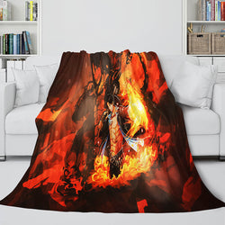 ONE PIECE Throw Flannel Blanket Soft Cozy All Seasons for Sofa Bed (Online Order Only)