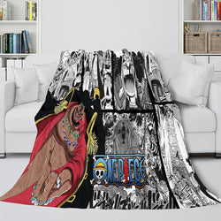 ONE PIECE Throw Flannel Blanket Soft Cozy All Seasons for Sofa Bed (Online Order Only)