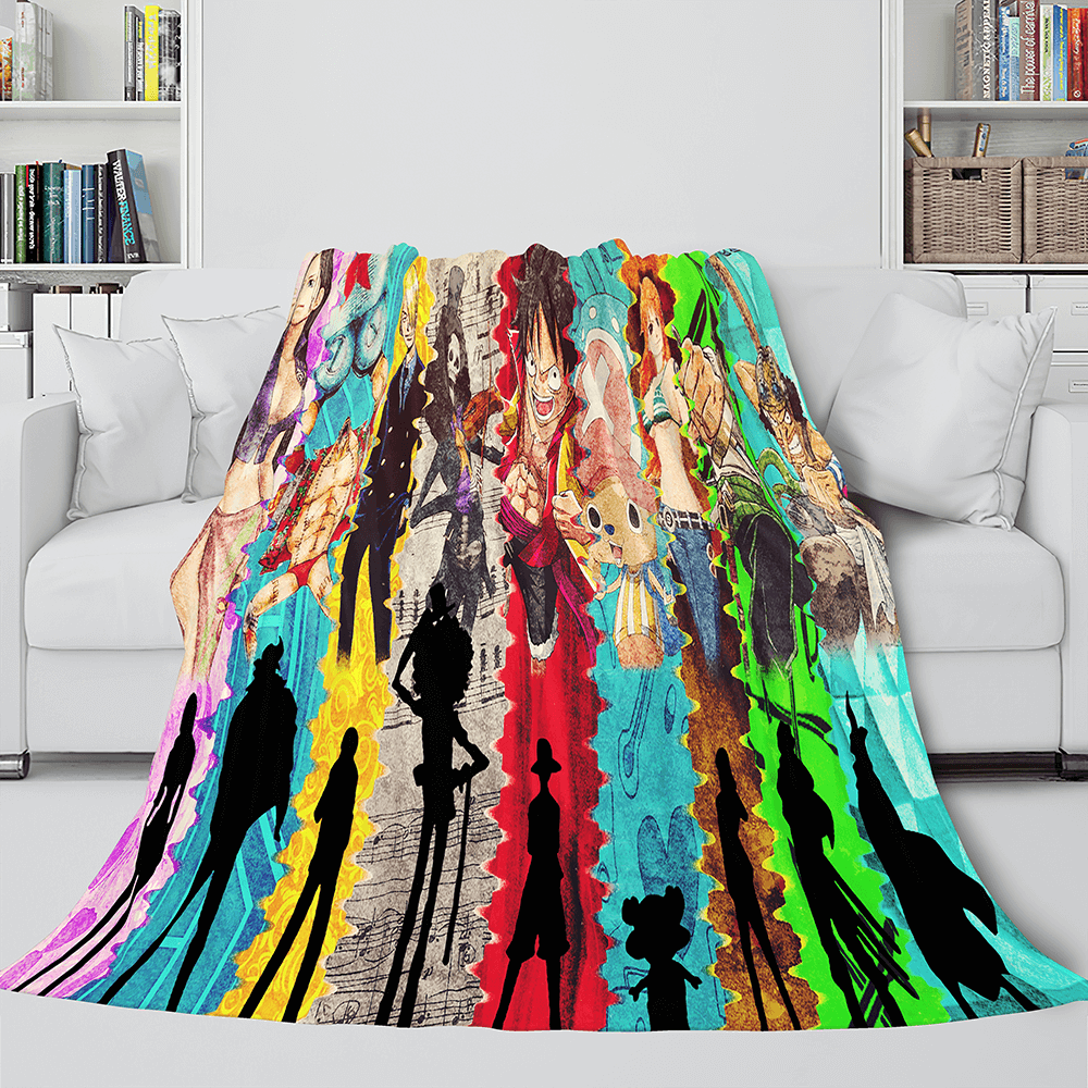 ONE PIECE Throw Flannel Blanket Soft Cozy All Seasons for Sofa Bed (Online Order Only)