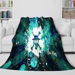 ONE PIECE Throw Flannel Blanket Soft Cozy All Seasons for Sofa Bed (Online Order Only)