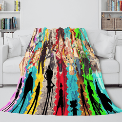 ONE PIECE Throw Flannel Blanket Soft Cozy All Seasons for Sofa Bed (Online Order Only)