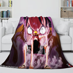 ONE PIECE Throw Flannel Blanket Soft Cozy All Seasons for Sofa Bed (Online Order Only)