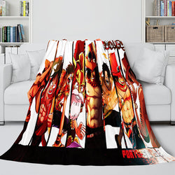 ONE PIECE Throw Flannel Blanket Soft Cozy All Seasons for Sofa Bed (Online Order Only)
