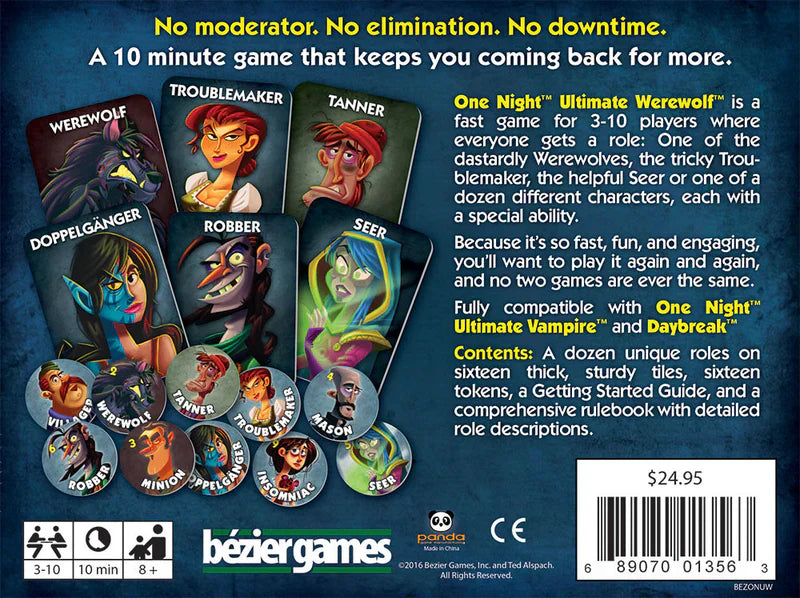 Ultimate Werewolf: One Night (ONLINE ORDER ONLY)