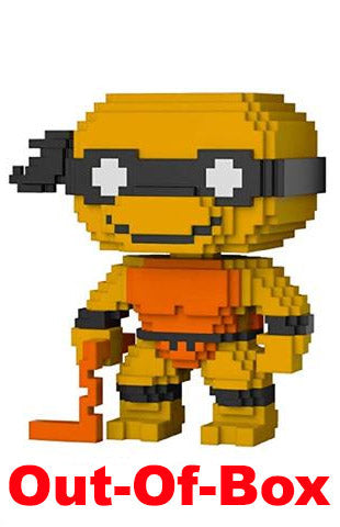 Out-Of-Box Michelangelo (8-Bit Neon, Teenage Mutant Ninja Turtles) 07 - Funko Shop Exclusive (Online Order Only)