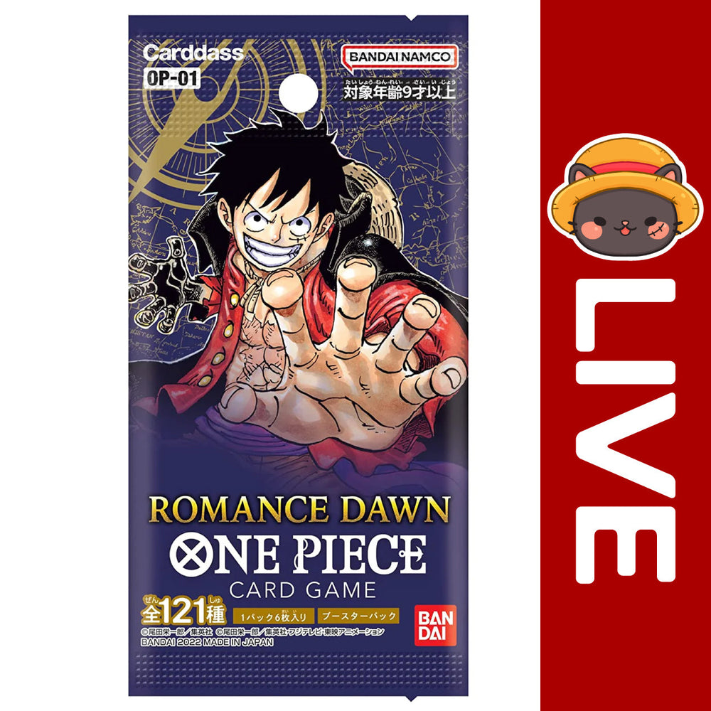 One Piece TCG Japanese - OP01 - Romance Dawn (Online Only) (Online Order Only)