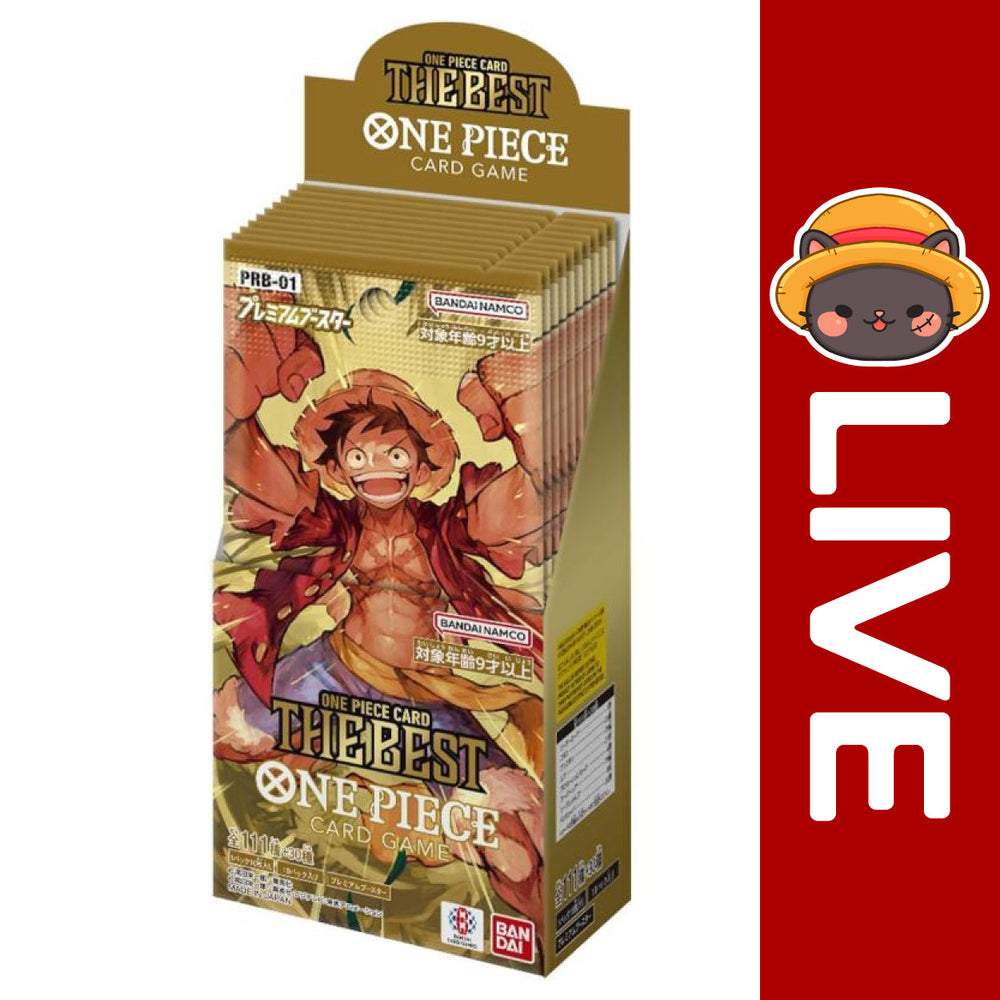 One Piece TCG Japanese - PRB01 - The Best (Online Only) (Online Order Only)