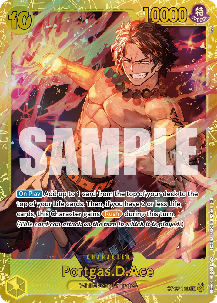 Portgas.D.Ace (OP07-119) (Reprint) [Premium Booster -The Best- Vol. 2] (ONLINE ORDER ONLY)