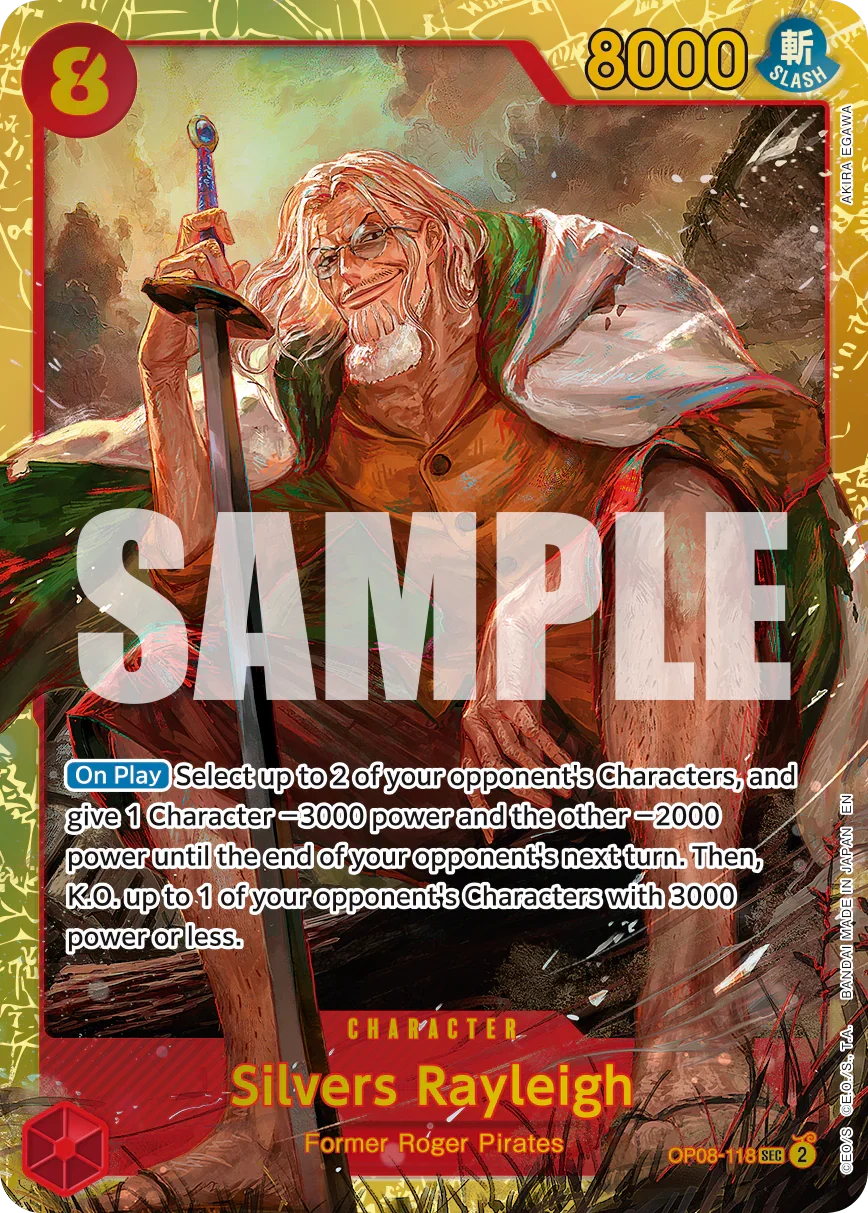 Silvers Rayleigh (OP08-118) (Reprint) [Premium Booster -The Best- Vol. 2] (ONLINE ORDER ONLY)