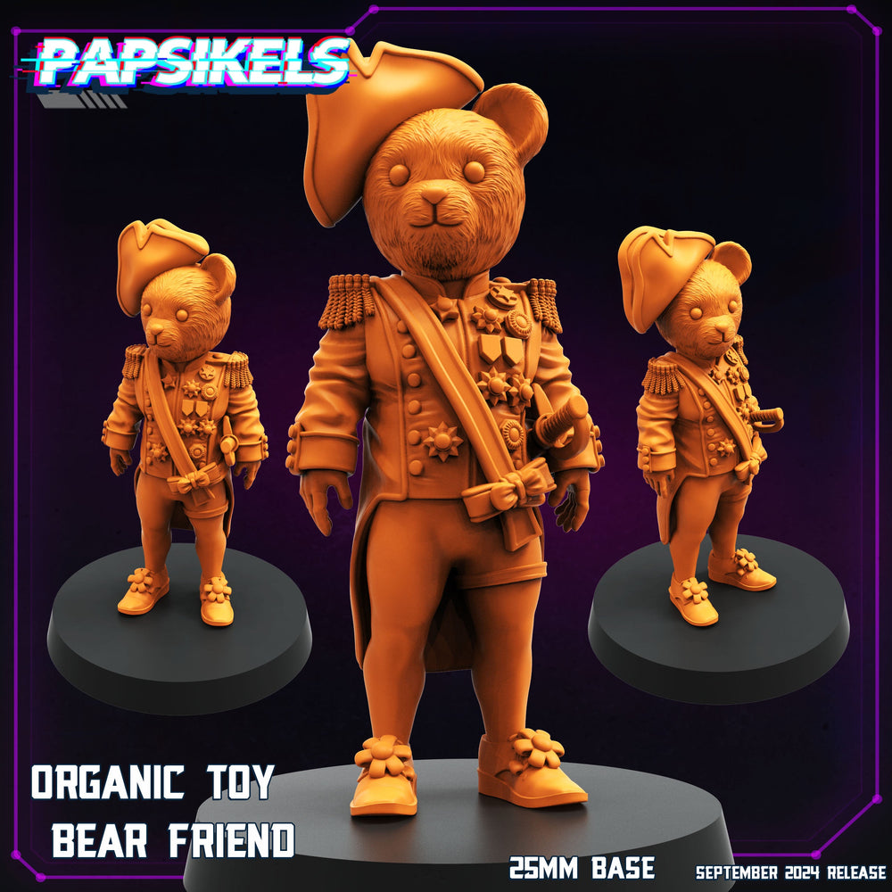 3D Printed Papsikels Organic Toy Bear Friend Set SEPTEMBER 2024 CYBERPUNK 28mm 32mm (Online Only)