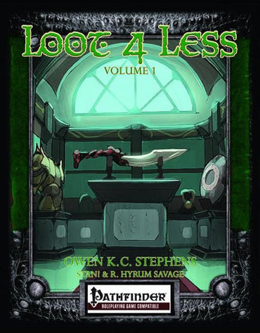 OWC5055 Loot 4 Less Volume 1 Pathfinder RPG Supplement (ONLINE ORDER ONLY)
