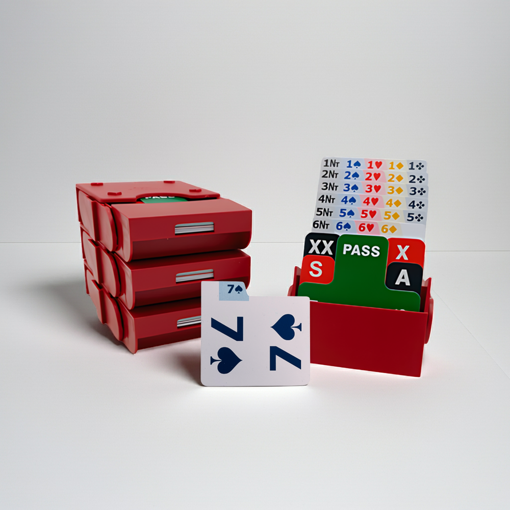 SuperBridge Boxes with Plastic Cards (set of 4) (ONLINE ORDER ONLY)