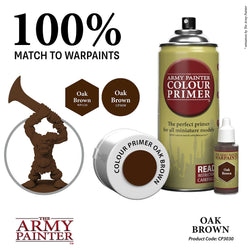 Army Painter Colour Primer: Oak Brown (ONLINE ORDER ONLY)