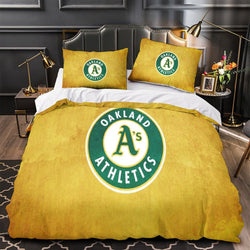 Oakland Athletics Bedding Set Quilt Cover Without Filler (Online Order Only)