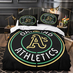 Oakland Athletics Bedding Set Quilt Cover Without Filler (Online Order Only)