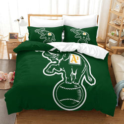 Oakland Athletics Bedding Set Quilt Cover Without Filler (Online Order Only)